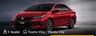 Sedan Cars Toyota Vios atau Honda City